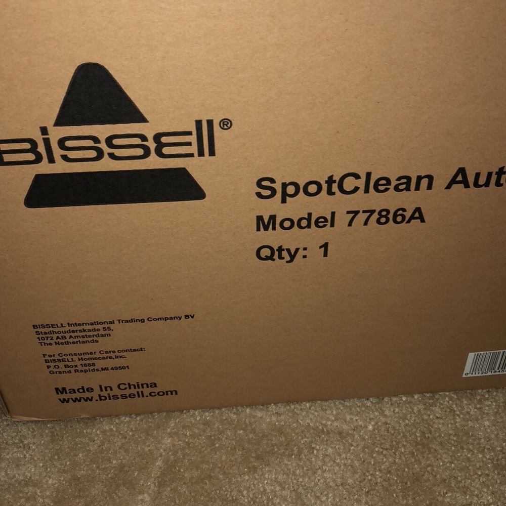 Spot cleaner out of furniture